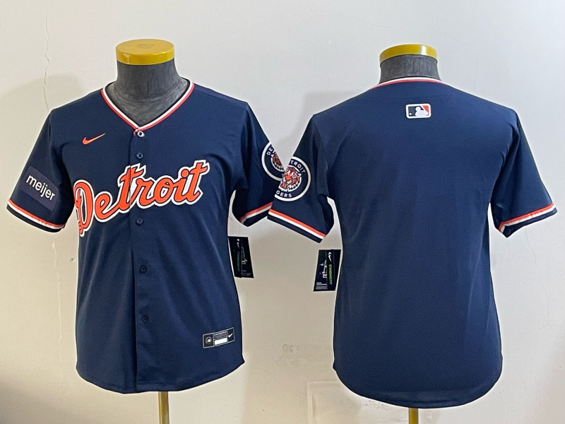 women Detroit Tigers #28 Baez black Nike 2026 MLB Jersey 0419205